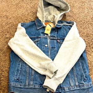 Blue Jean and fleece Levi  jacket